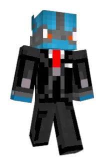lvl100Lucario Minecraft avatar full body
