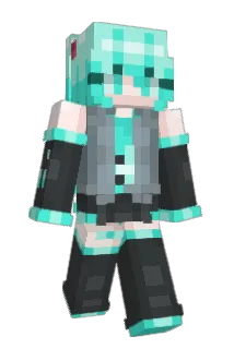 m_ku Minecraft avatar full body