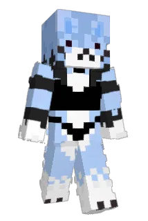 macrosized Minecraft avatar full body