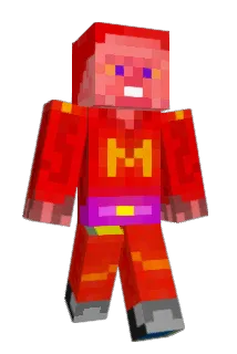 magentos Minecraft avatar full body