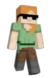 maiked Minecraft avatar full body