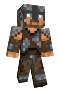 majordome Minecraft avatar full body