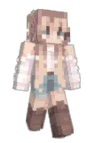 mayuchaa Minecraft avatar full body