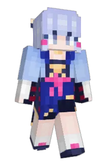 mc_ayaka Minecraft avatar full body