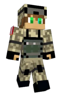 megaDRO Minecraft avatar full body