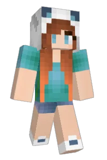 meggisaurus Minecraft avatar full body