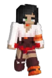 melomadre Minecraft avatar full body