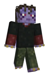 menacingwaluigi Minecraft avatar full body
