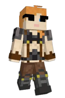 micina Minecraft avatar full body