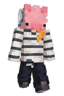 microcrystallino Minecraft avatar full body