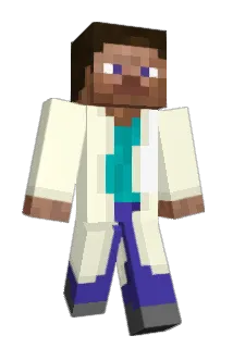 microwarrior Minecraft avatar full body