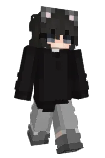 microwave_cat Minecraft avatar full body
