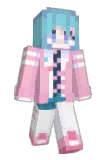mikuchomo Minecraft avatar full body