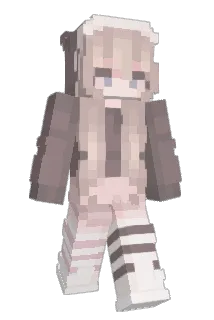 milkqxbreaqq Minecraft avatar full body