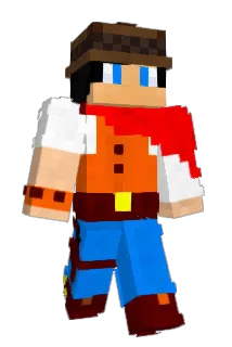mini_cowboy Minecraft avatar full body
