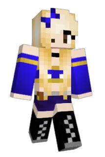 minty_bluewolf Minecraft avatar full body