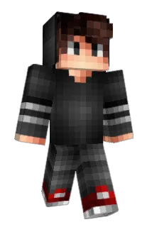 mitternachtsjung Minecraft avatar full body