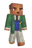 mixamm Minecraft avatar full body