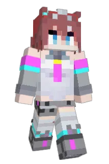 mmYuuka Minecraft avatar full body
