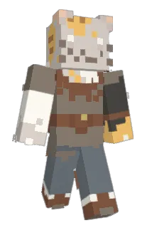monotuned Minecraft avatar full body