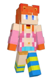 motonekomike Minecraft avatar full body