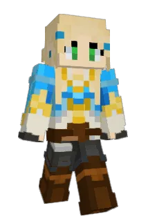 mudaxolotl Minecraft avatar full body