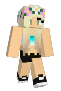 multiprojection Minecraft avatar full body