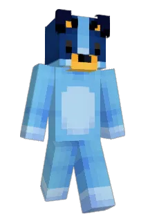 muttyblue Minecraft avatar full body