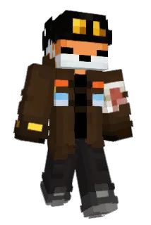 n9blue Minecraft avatar full body