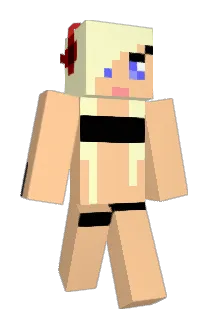 nakedchick Minecraft avatar full body
