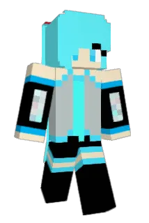 natsune_miku Minecraft avatar full body