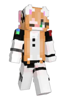 neased Minecraft avatar full body