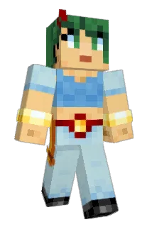 neckklacee Minecraft avatar full body
