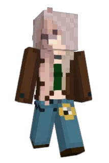 neonettic Minecraft avatar full body