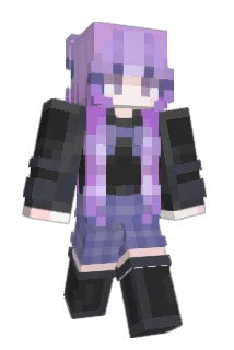 nika_bush Minecraft avatar full body