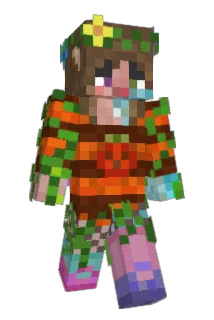 nisthetic Minecraft avatar full body