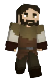 nkripted Minecraft avatar full body
