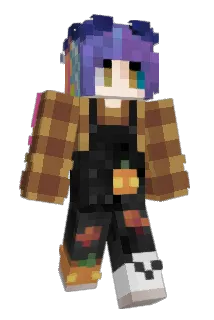 nonbinarymermaid Minecraft avatar full body