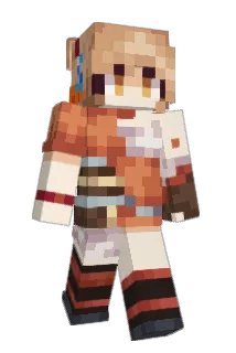 nu_ni_ne Minecraft avatar full body