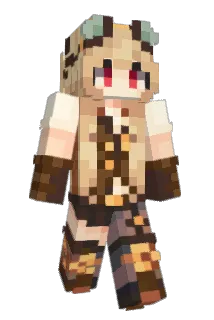 nyachef Minecraft avatar full body