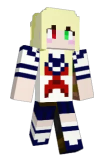 nyanschool Minecraft avatar full body