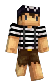 oStained Minecraft avatar full body