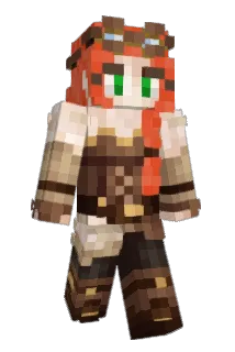 oakenwolf Minecraft avatar full body