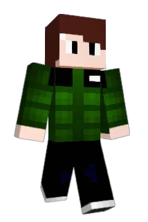 one_week Minecraft avatar full body