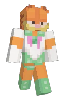 orangebranch Minecraft avatar full body