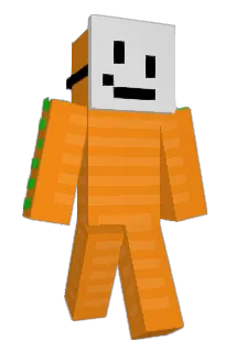 orangedino Minecraft avatar full body