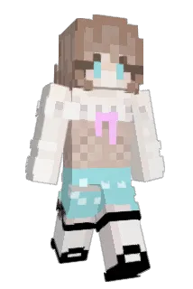 orangeland Minecraft avatar full body