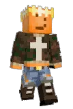 orangelica Minecraft avatar full body