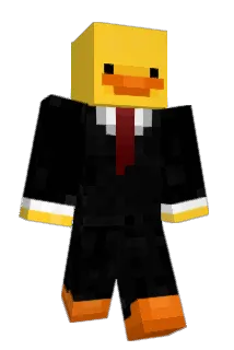 orangepng Minecraft avatar full body