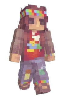 organicrainbow Minecraft avatar full body